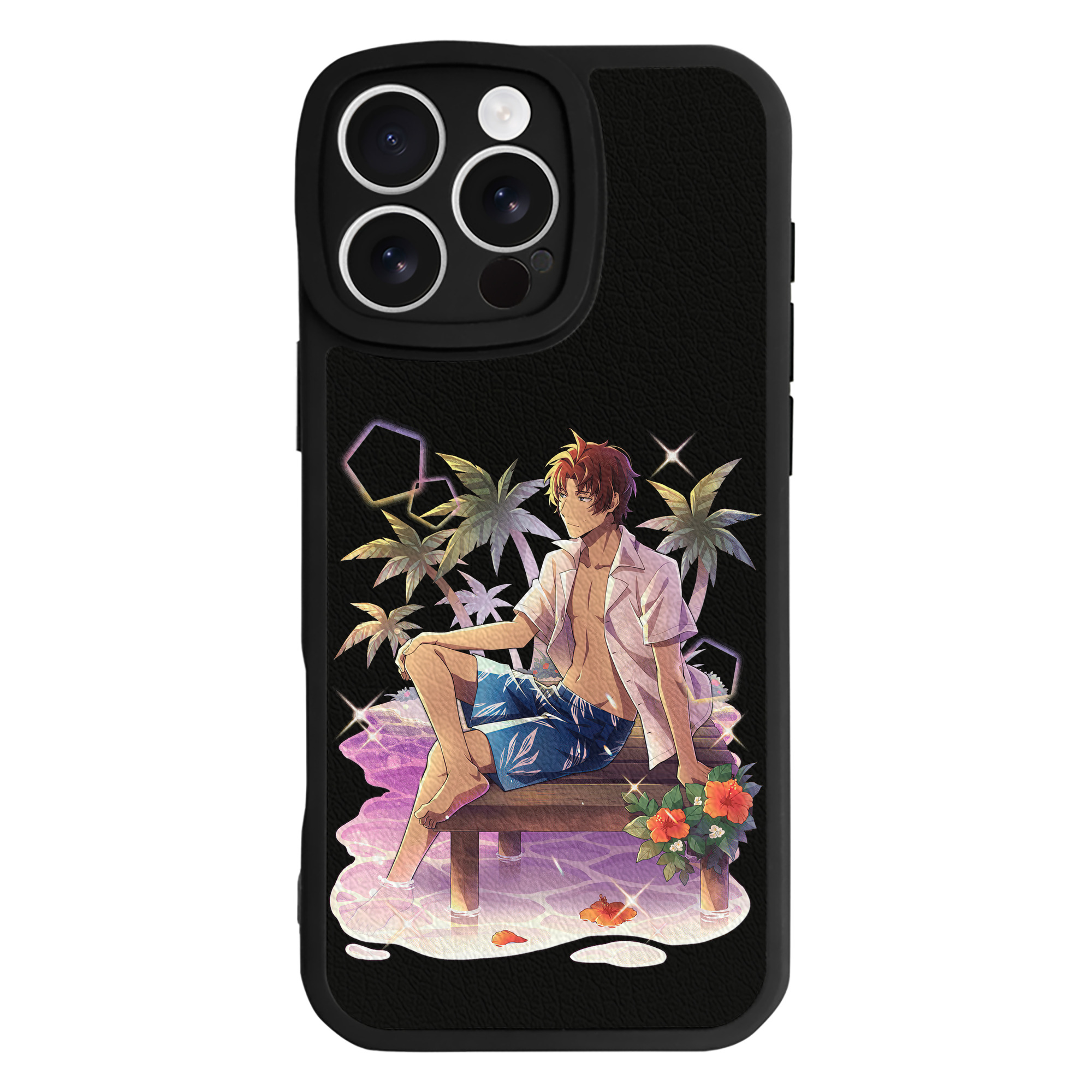 （画像用） 文豪ストレイドッグス Bungo Stray Dogs 【iPhone 16シリーズ対応】シリコンスマホケース（レザー調） 材質：シリコン